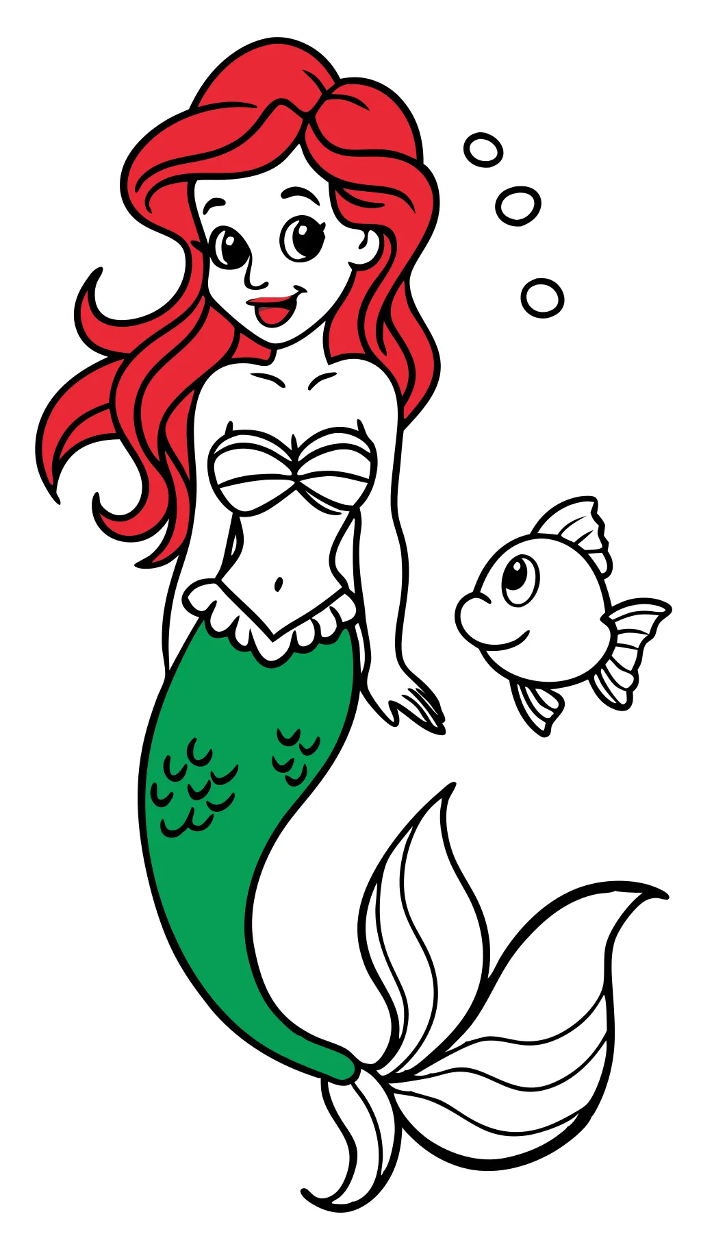 coloriages Disney ariel